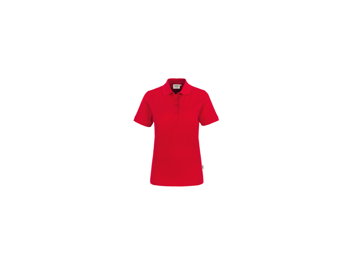 Damen-Poloshirt Classic Gr. M, rot - 100% Baumwolle, 200 g/m²