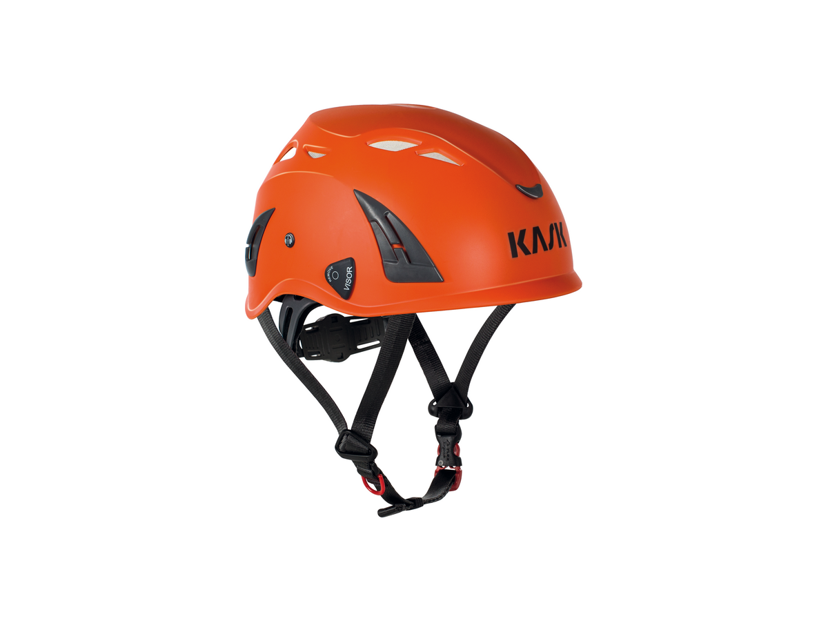 Kask-Helm Plasma AQ, orange - mit Verstellrad, EN 397 Kat. II