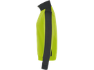 Zip-Sweatsh. Contr. Perf. 4XL kiwi/anth. - 50% Baumwolle, 50% Polyester, 300 g/m²
