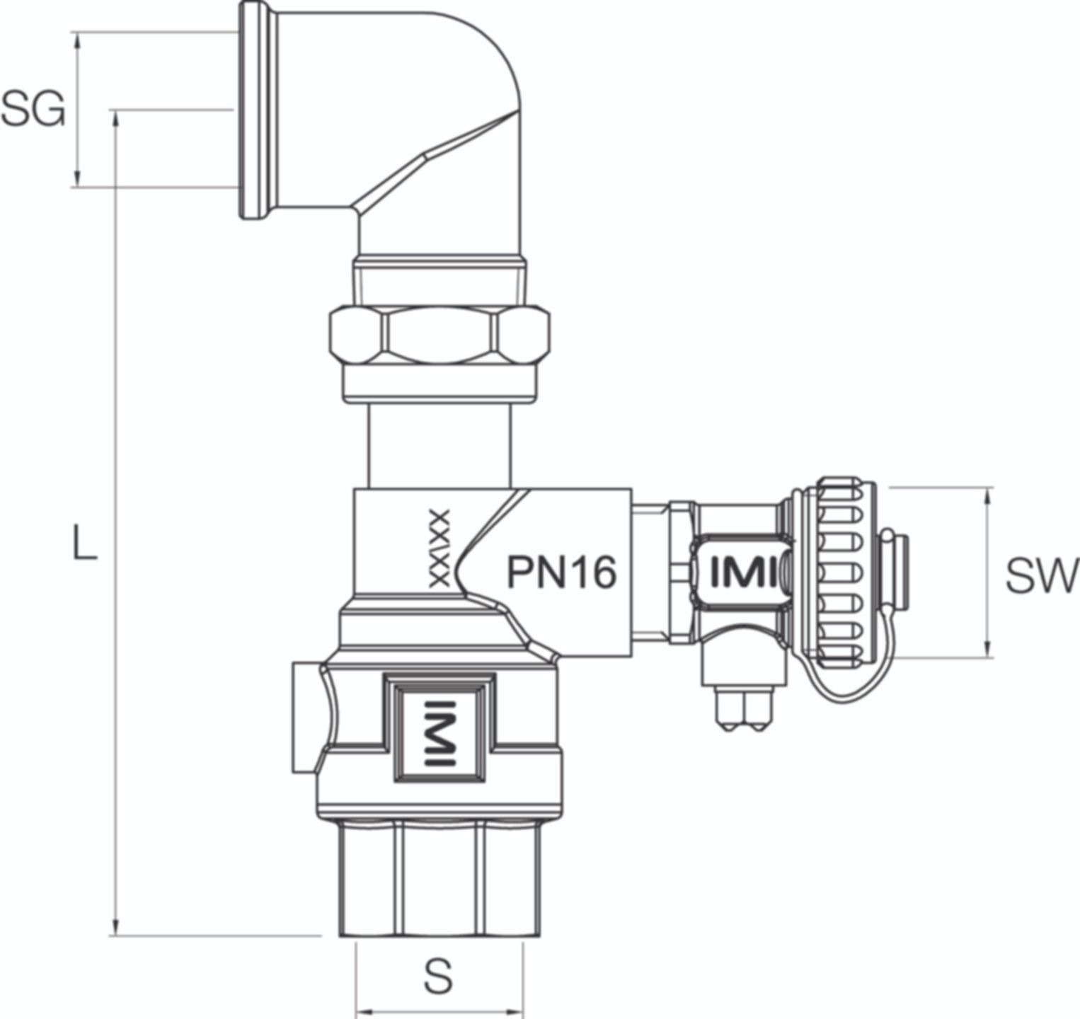 Anschluss-Sets PNEUMATEX DLV 20 A - 3/4", 16 bar