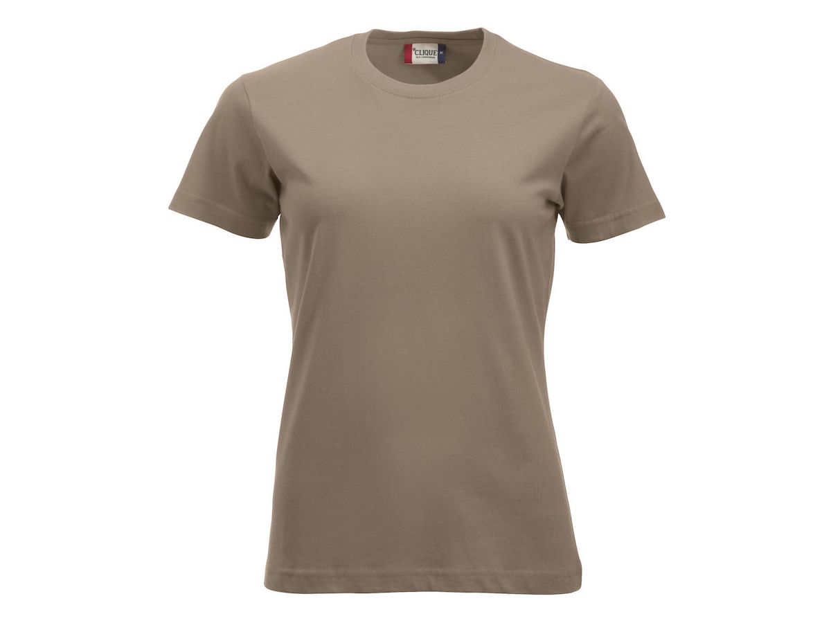 CLIQUE New Classic T-Ladies Caffe Gr.S - 100% Baumw. 160 g/m², T Ladies