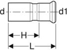 MPF-Reduktion 76.1-42 mm Nr. 22330