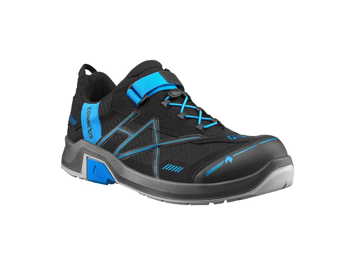 CONNEXIS Safety T low black-blue - S1, Grösse: UK 07 (EU: 41)