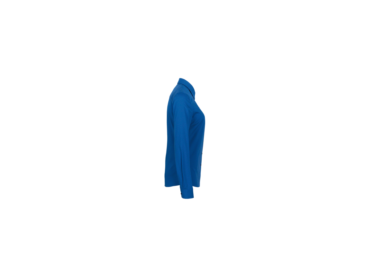 Bluse 1/1-Arm Perf. Gr. 4XL, royalblau - 50% Baumwolle, 50% Polyester, 120 g/m²