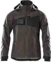 Hard Shell Jacke Gr. 2XL - dunkelanthrazit/schwarz, wasserdicht