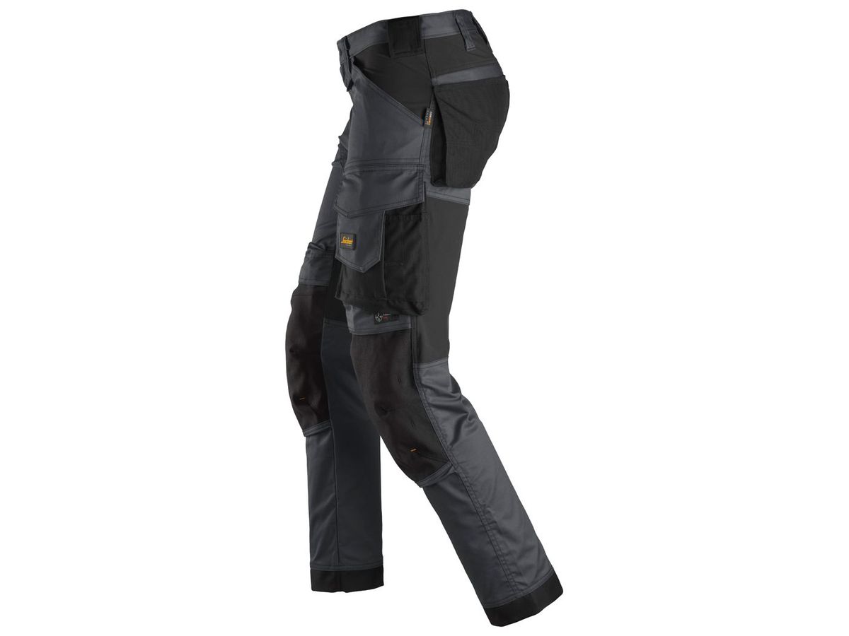 AllroundWork Stretch Hose Gr. 108 - stahlgrau/schwarz