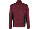 Strickfleecejacke Dawson, Gr. XS - weinrot meliert