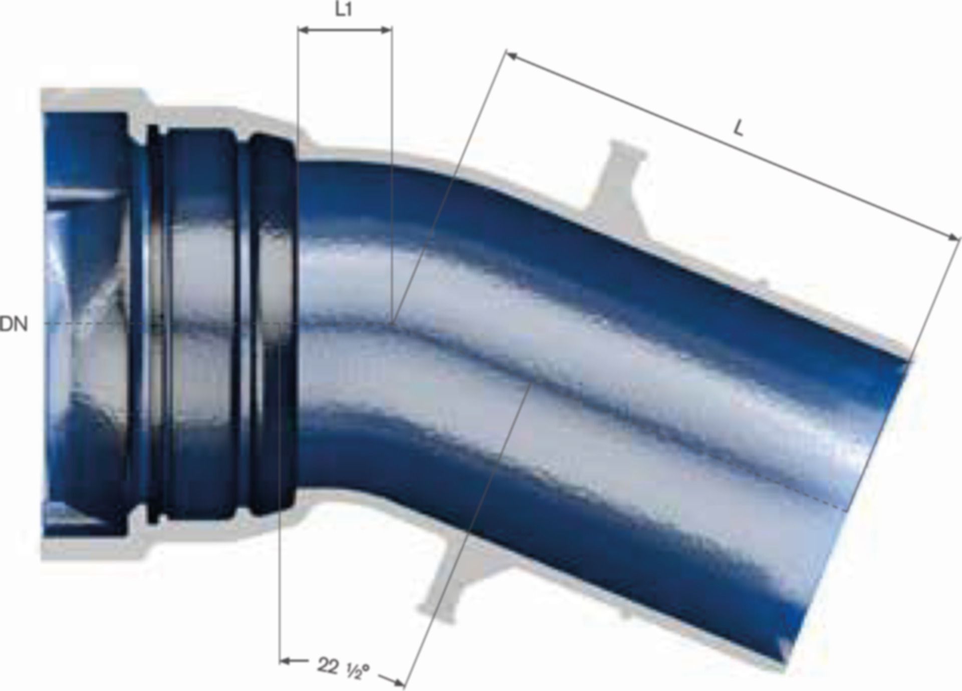 Bögen TRM MK 22° VRS-T - TRM