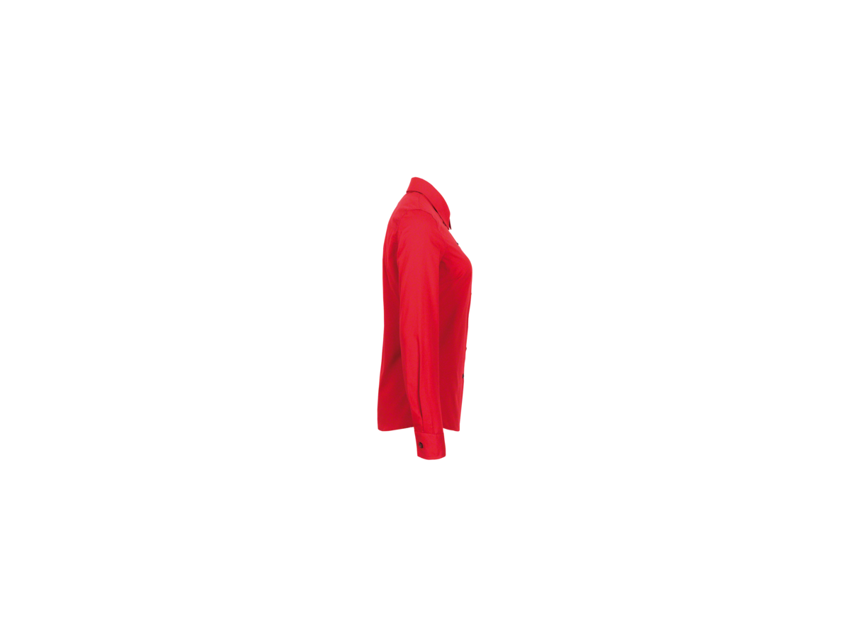 Bluse 1/1-Arm Performance Gr. 4XL, rot - 50% Baumwolle, 50% Polyester, 120 g/m²