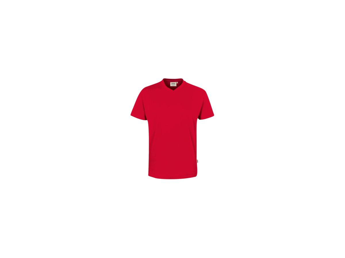 V-Shirt Classic Gr. M, rot - 100% Baumwolle