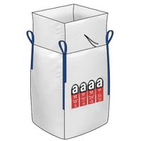 Big-Bags Asbest 90 x 90 x H110 cm - SWL 1'000 kg, inkl. 4 Schlaufen