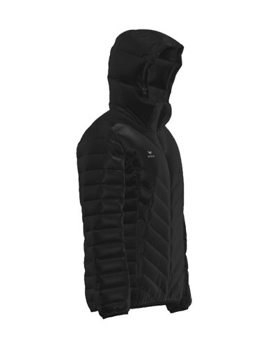 Erima CMPT Puffer Jacket - schwarz, 100 % Polyester, tailliert
