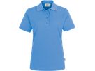 Damen-Poloshirt Perf. Gr. XS, malibublau - 50% Baumwolle, 50% Polyester, 200 g/m²