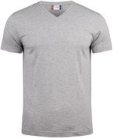 CLIQUE Basic T-Shirt - graumeliert, 100% CO, 145 g/m²
