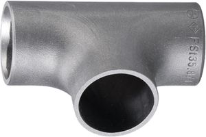 Schweiss-T-Stücke, nahtlos RB - aus Stahl P235GH TC1, nach EN 10253-2