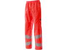 Überziehhose, Gr. 2XL - hi-vis rot, mit leichtem Futter