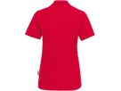 Damen-Poloshirt Casual 2XL rot/schwarz - 100% Baumwolle