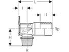 Mepla Anschlusswinkel 90°