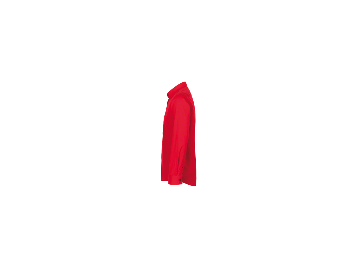 Hemd 1/1-Arm Performance Gr. L, rot - 50% Baumwolle, 50% Polyester, 120 g/m²