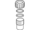 Geberit PE Stutzen mit Verschraubung - zum Kleben