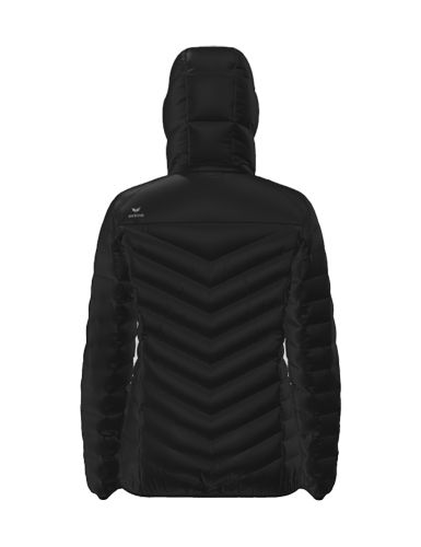 Erima CMPT Puffer Jacket - schwarz, 100 % Polyester, tailliert