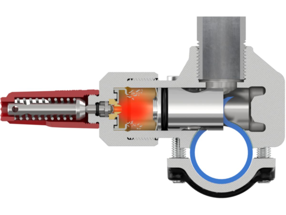 Abzweig-T-Stück Flamco T-plus Temperguss - 3/4 x Rp1/2"