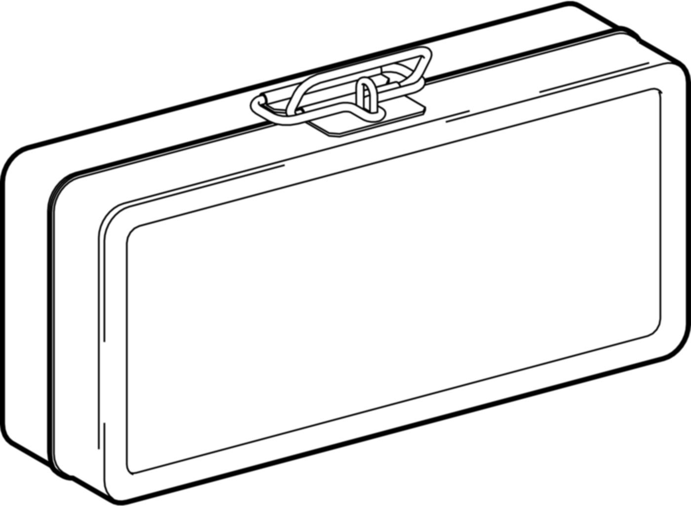 Geberit Blechkoffer leer - 32-160