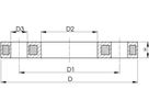 Losflansch Polypropylen m/Stahleinlage - zu Vorschweissbund
