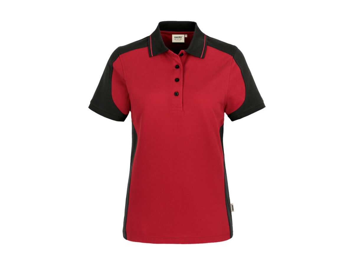 Damen-Poloshirt Contrast Performance - 50% Baumwolle, 50% Polyester, 200 g/m²