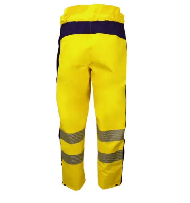 Warnschutz-Regenhose BORMIO SAFETY - HiVis gelb/dunkelblau, Uetliberg