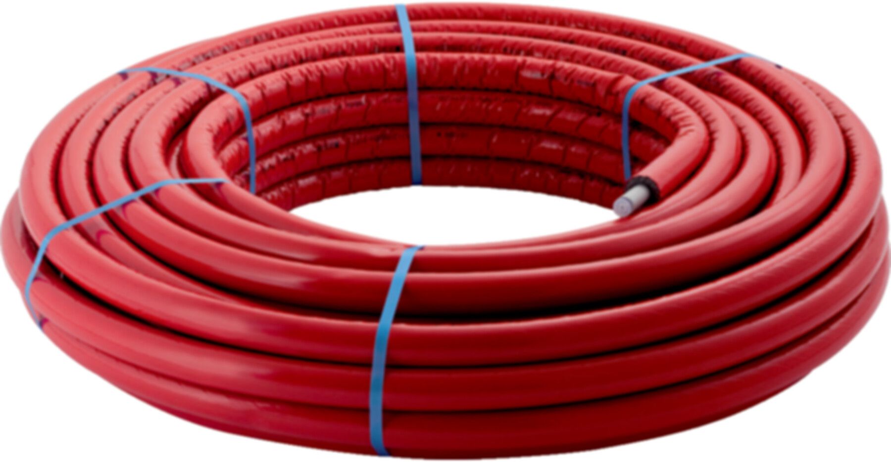 Metallverbundrohre rund vorgedämmt rot - GEBERIT FlowFit/PushFit