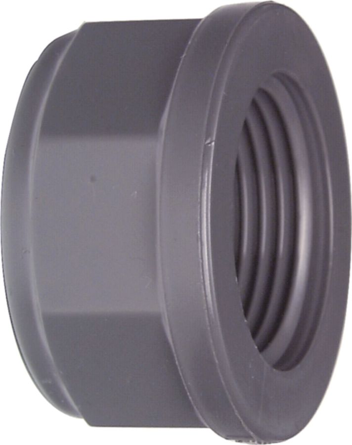 Kappe PVC-U Rp - mit zylindrischem Rohr IG