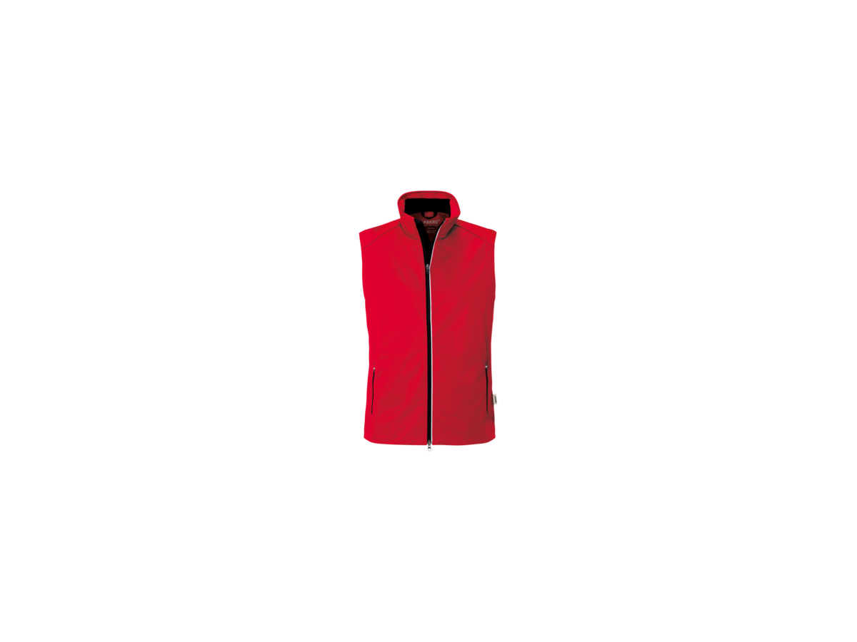 Light-Softshellweste Edmonton 2XL rot - 100% Polyester, 170 g/m²