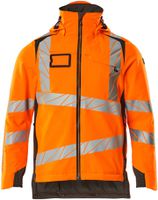 Winterjacke wind- & wasserdicht, Gr. 2XL - hi-vis orange/dunkelanthrazit, 100% PES