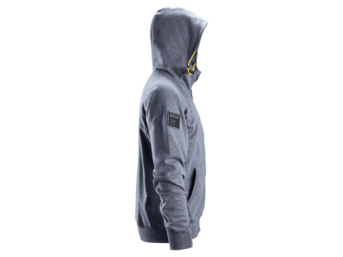 Hoodie mit Reissverschluss und Kapuze - mit bedrucktem Workwear-Logo