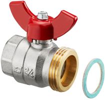 Kugelhahnen OVENTROP flachdichtend - für Edelstahlverteiler