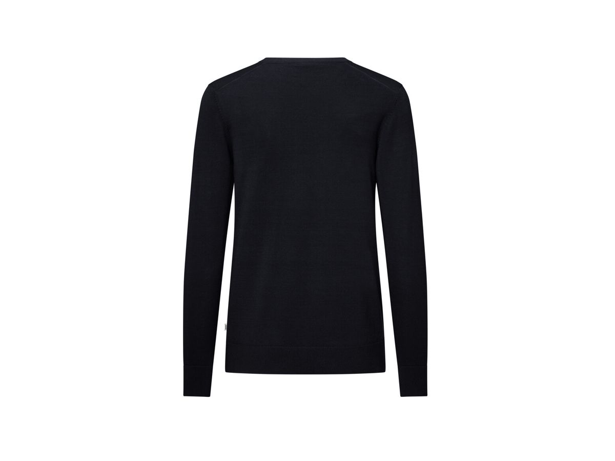 HAKRO Pullover Premium-Baumwolle, Gr. XS - Feinstrick aus 100 % Baumwolle, schwarz