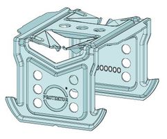 Kreuzschnellverbinder für CD-Profil - 100 St. pro Karton