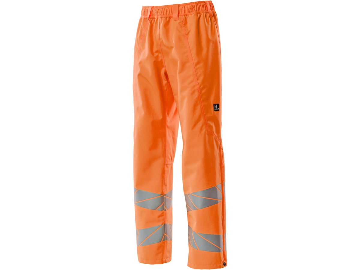 Überziehhose, Gr. 5XL - hi-vis orange, mit leichtem Futter