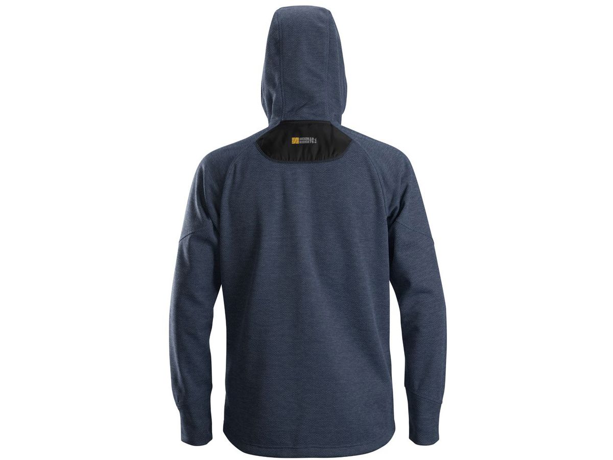 Flexi Work Fleece Hoodie, Gr. 3XL - marineblau/schwarz, 100% PES, 210 g/m²