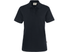 Damen-Poloshirt Top Gr. S, schwarz - 100% Baumwolle, 200 g/m²