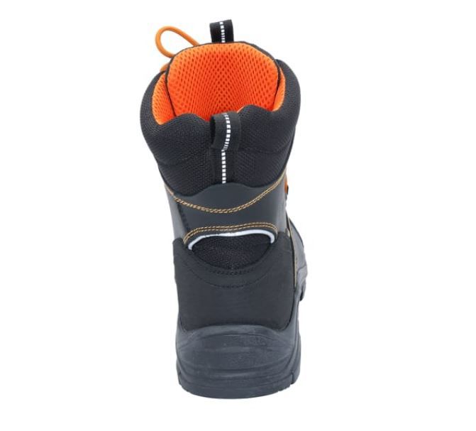 Bormio Sicherheitsschnürstiefe, Gr.39 - SAFETY Mythen, schwarz/orange
