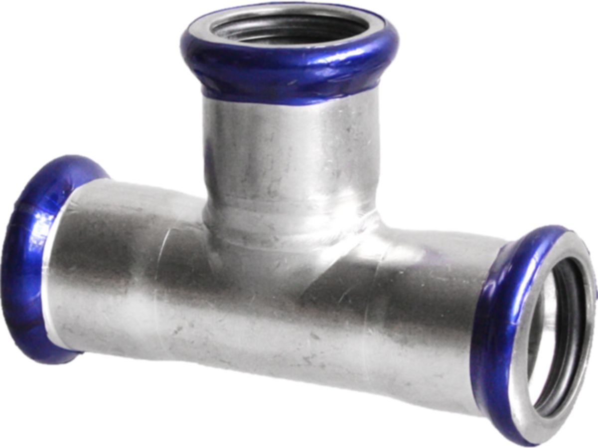 T-Stück egal Inox 18 T 90°