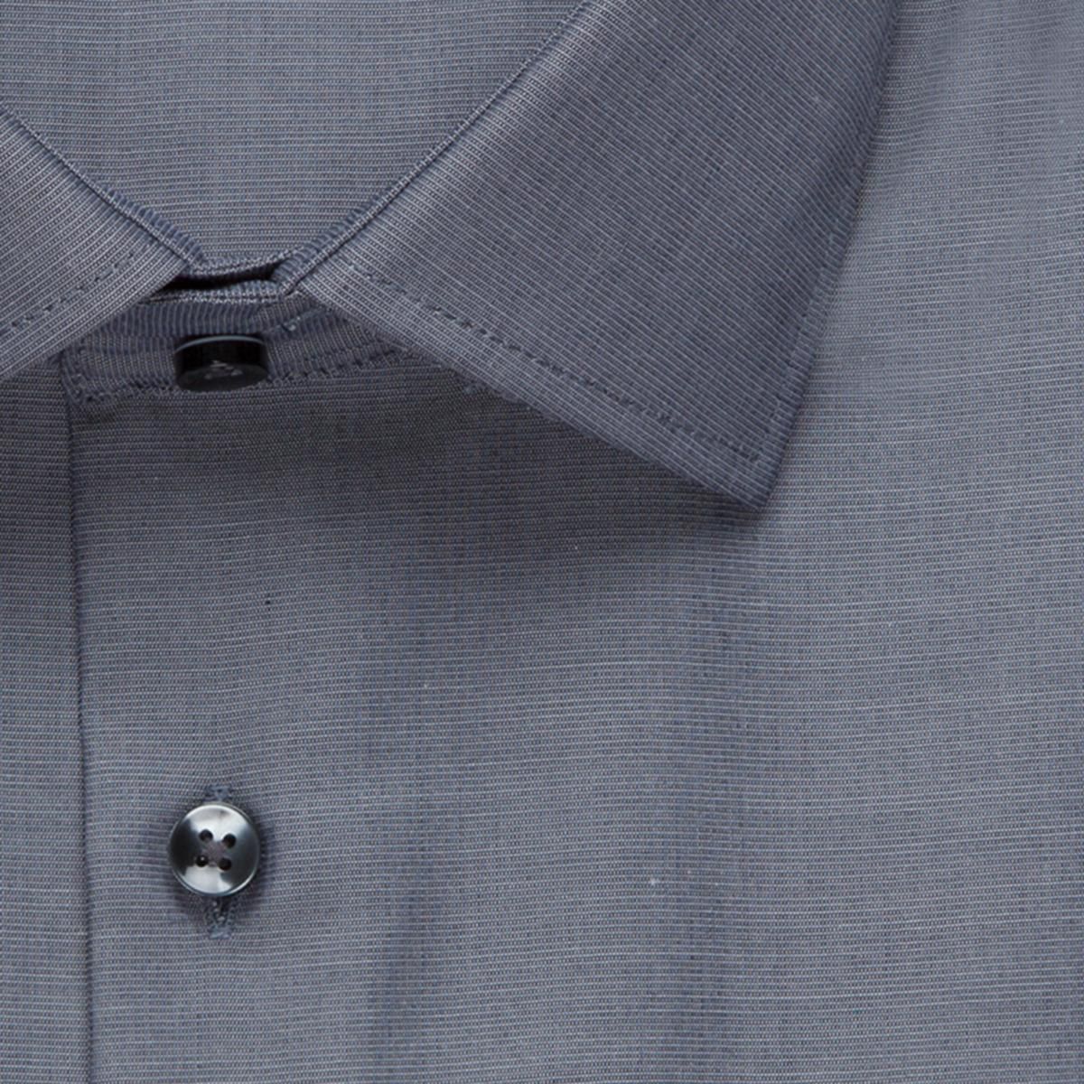 Business Kent Hemd MEN 1/1 gewebt Gr. 41 - anthrazit, 100% CO