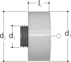 Sanipex Schutz- und Abpressstopfen Dose - aus Kunststoff