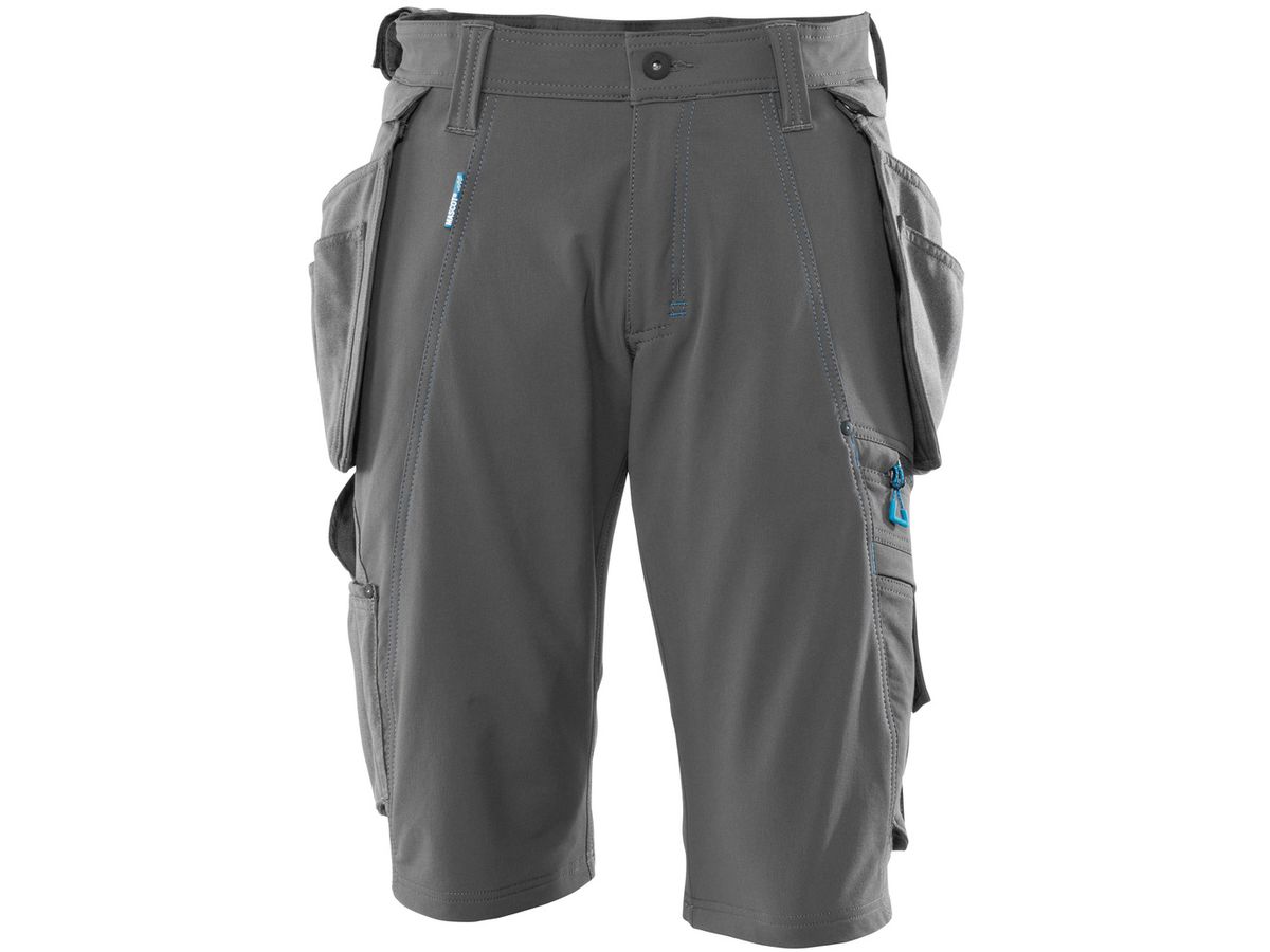 MASCOT Advanced Shorts, Grösse C58 - dunkelanthrazit, abnehmbare Hängetaschen