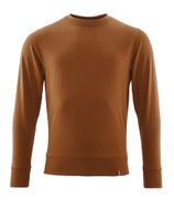 MASCOT® Sweatshirt, nussbraun 2XL - 60% Bio-Baumwolle/40% Recyceltes Poly