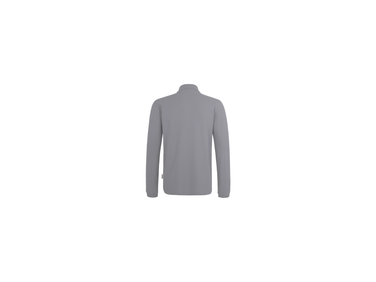 Longsleeve-Poloshirt HACCP-Perf. M titan - 50% Baumwolle, 50% Polyester, 220 g/m²