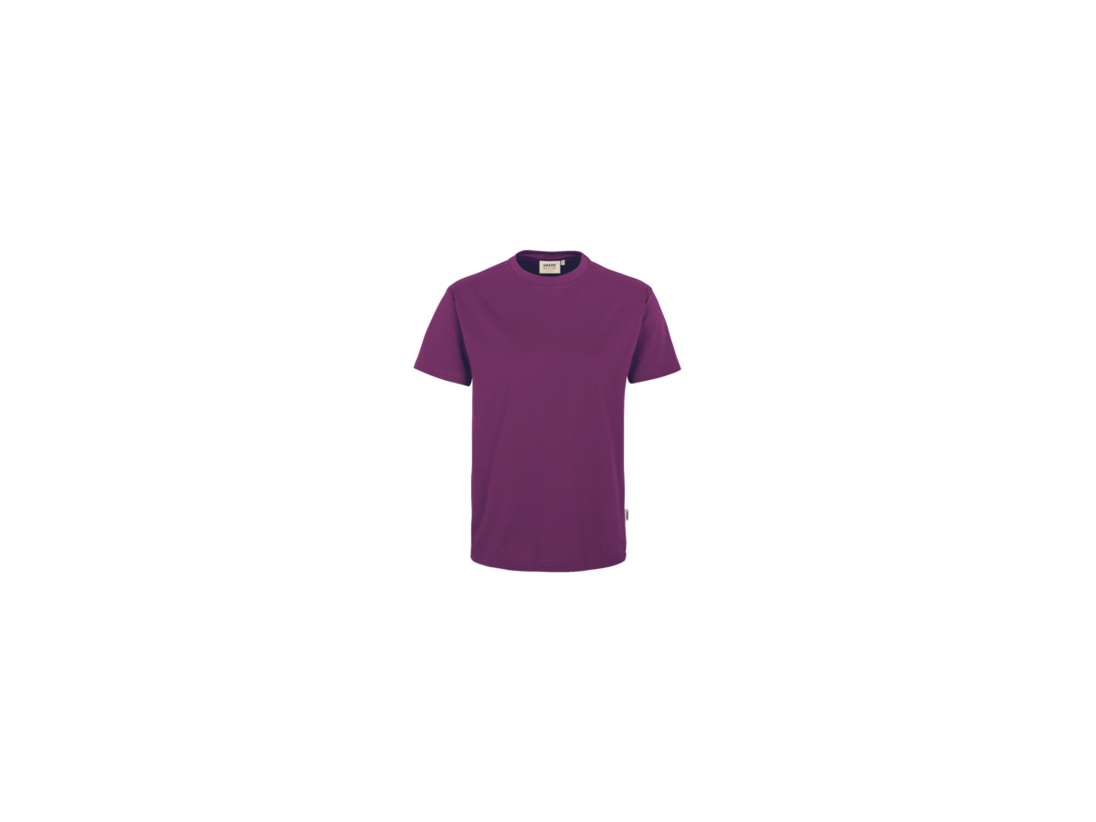 T-Shirt Performance Gr. M, aubergine - 50% Baumwolle, 50% Polyester, 160 g/m²