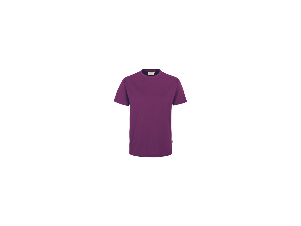 T-Shirt Performance Gr. XL, aubergine - 50% Baumwolle, 50% Polyester, 160 g/m²